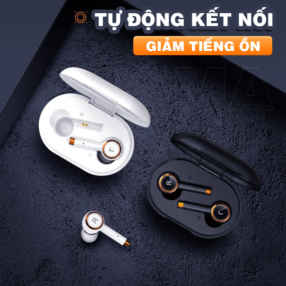 Tại nghe Bluetooth không dây 2021 Model L2 thời trang Thương hiệu AMA Hàng nhập khẩu