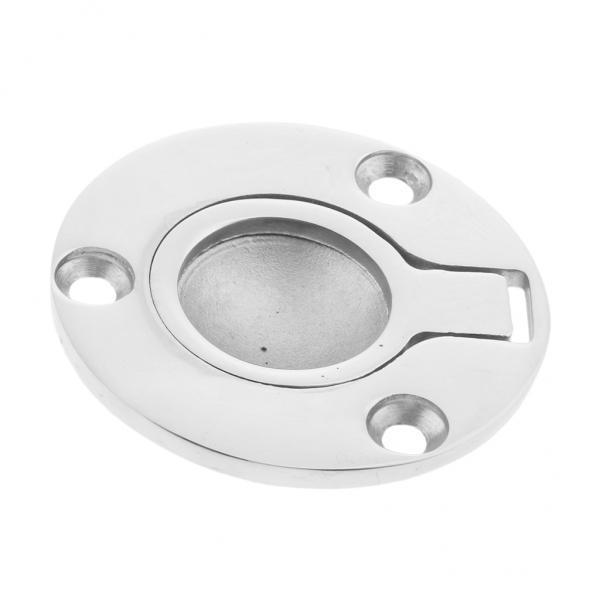 2X Boat 316 Stainless Steel Flush Lift / Pull Handle 50mm 2