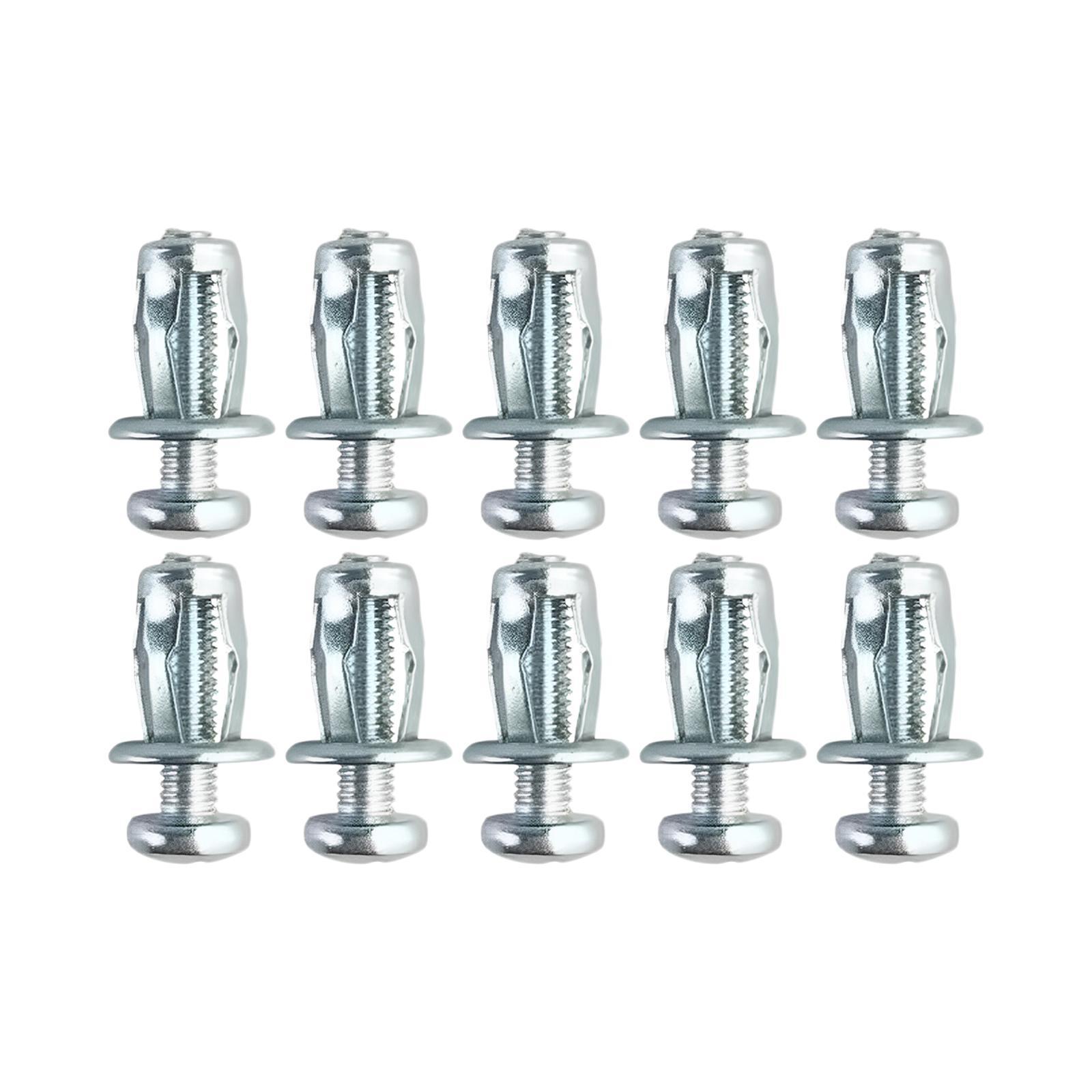 10Pcs Petal Expansion Nut Expansion Plug for Lamp Installation Wall Cabinets