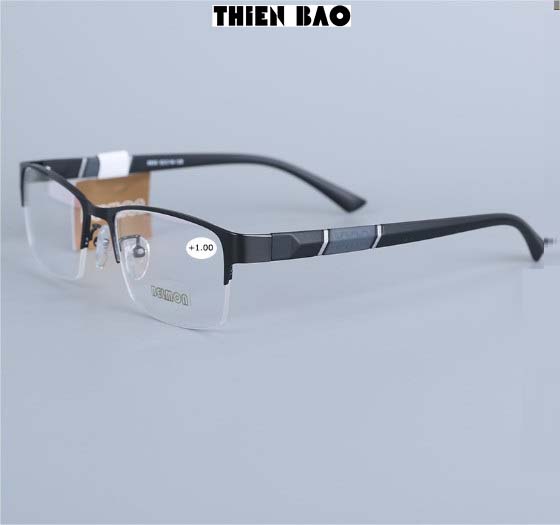 Kính lão thị viễn thị, trung niên Nam nữ xẻ cước kiểu dáng Thể thao Tròng Nhật chuẩn độ KVN677 hàng đẹp