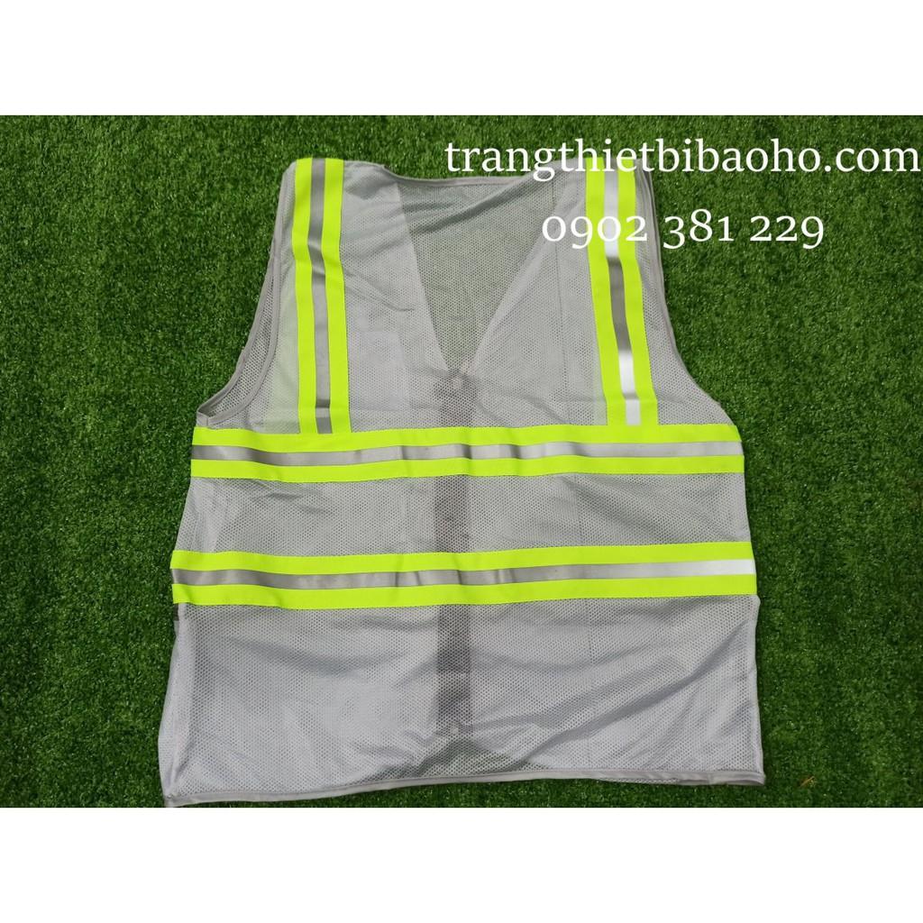 Áo ghi lê lưới phản quang 3 kéo khoác ngoài - 4 màu lựa chọn