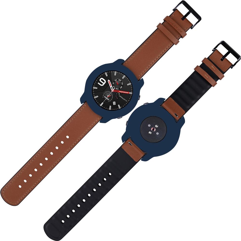Ốp silicon bảo vệ toàn diện cho mặt đồng hồ Huami Amazfit GTR 47mm