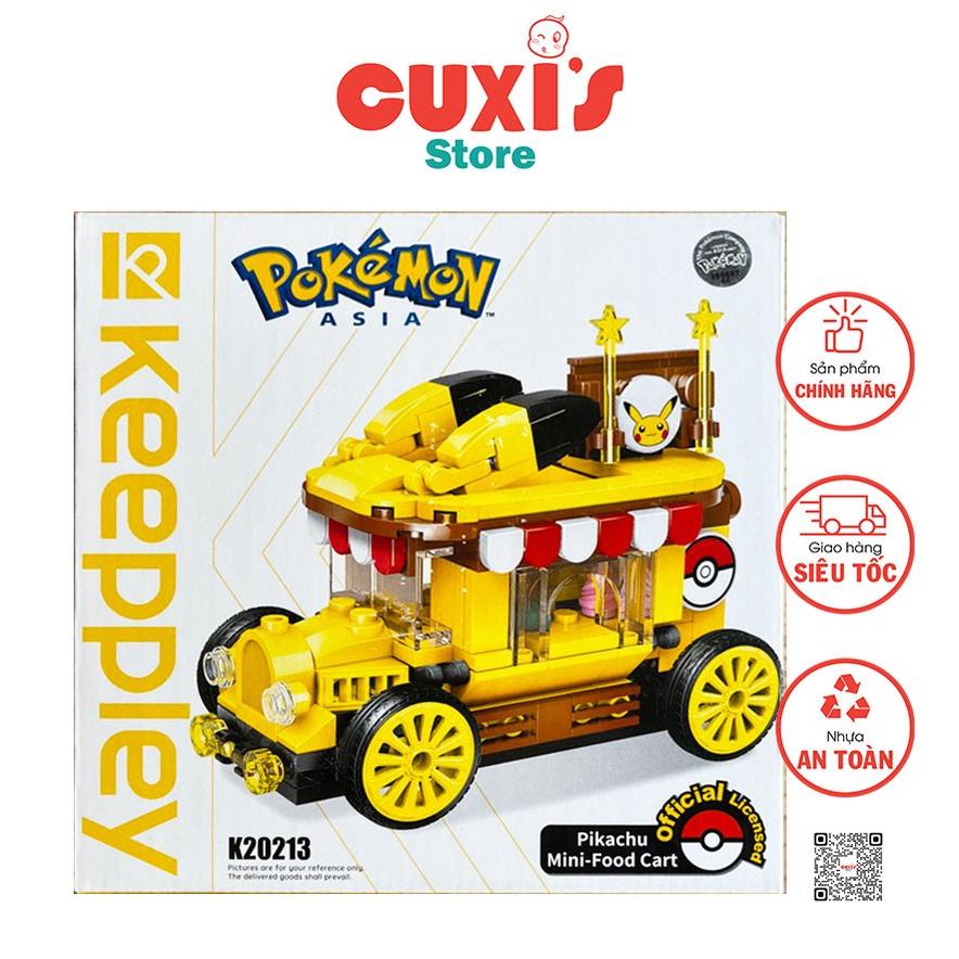 Đồ chơi lắp ráp Pokemon, Keeppley Pokemon, K20213 – Xe Pikachu