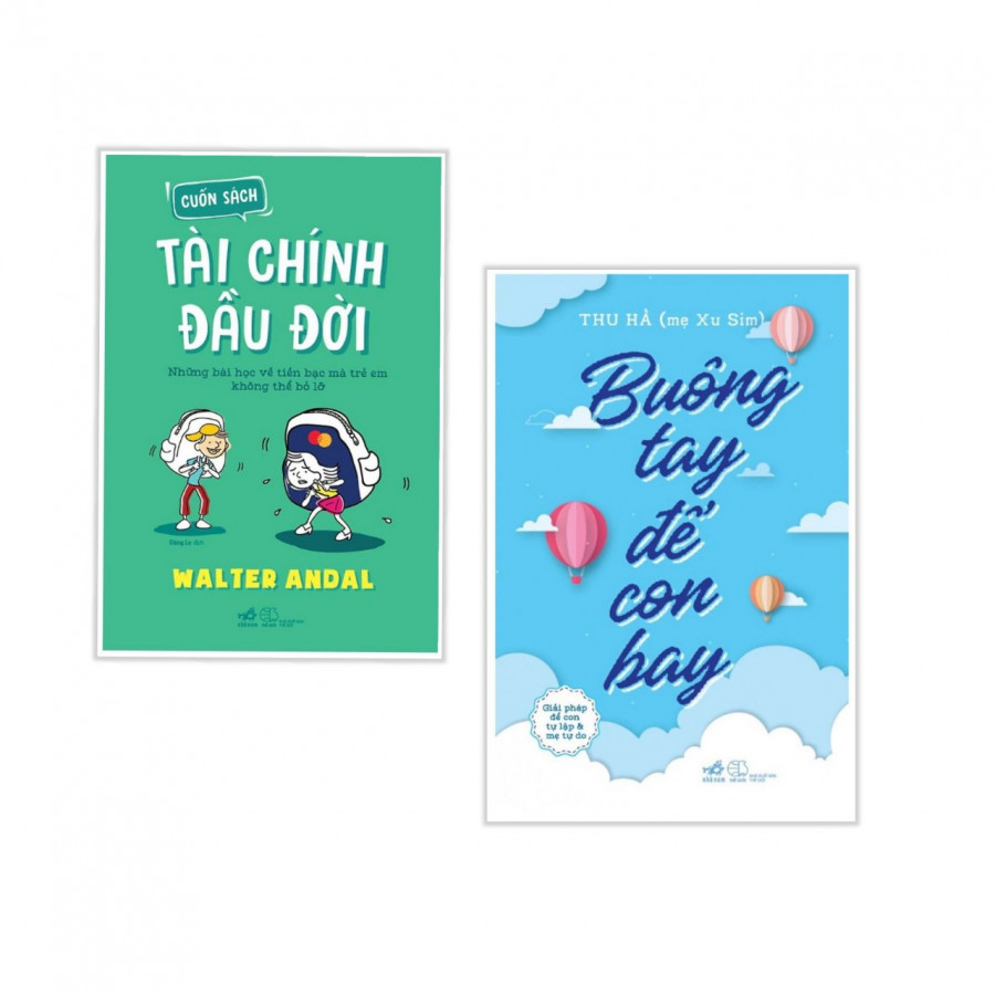 Combo 2 cuốn Cuốn Sách Tài Chính Đầu Đời+Buông Tay Để Con Bay - Giải Pháp Để Con Tự Lập Và Mẹ Tự Do( Tặng kèm bookmark thiết kế)