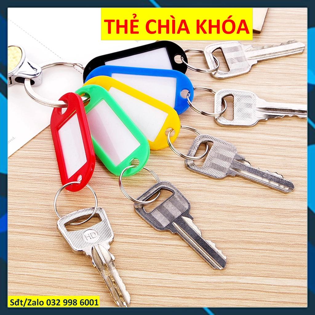 Combo 100 Móc khóa name tag Thẻ ghi nhớ chìa khóa tag name viết tên đánh dấu key tag Thẻ chìa khóa Móc chìa khóa ddcg