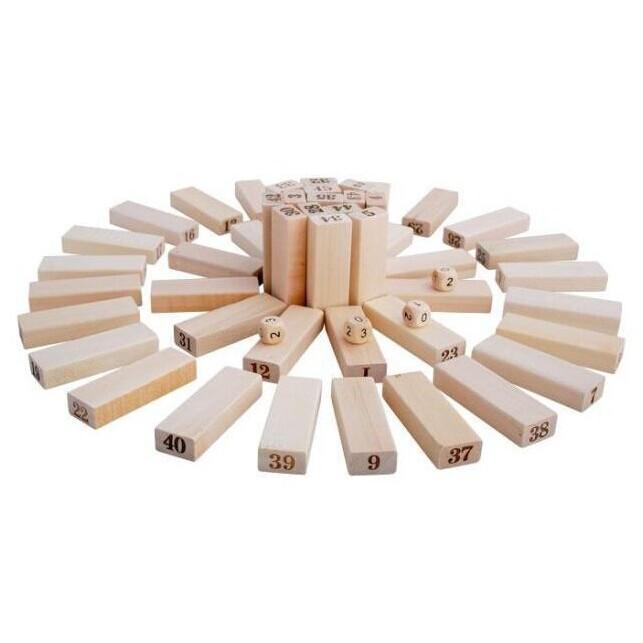 Bộ trò chơi rút gỗ WOOD TOYS (loại lớn)