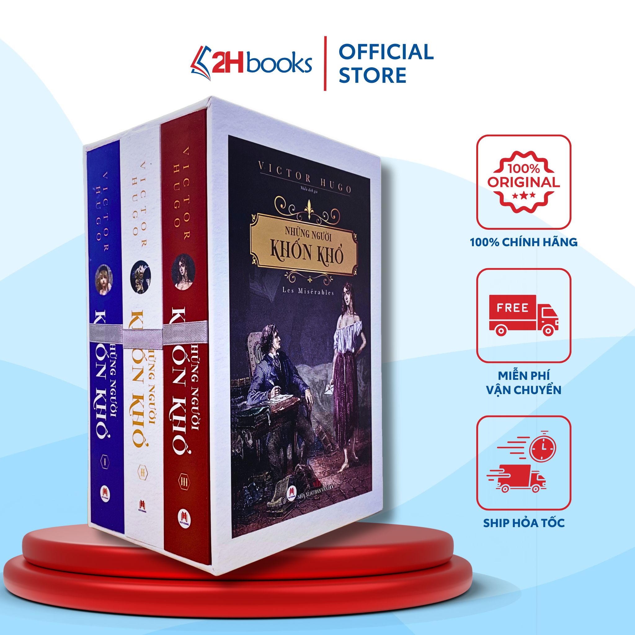 Những Người Khốn Khổ Boxset 3 tập (Tái Bản 2024) Tiểu thuyết - 2HBooks