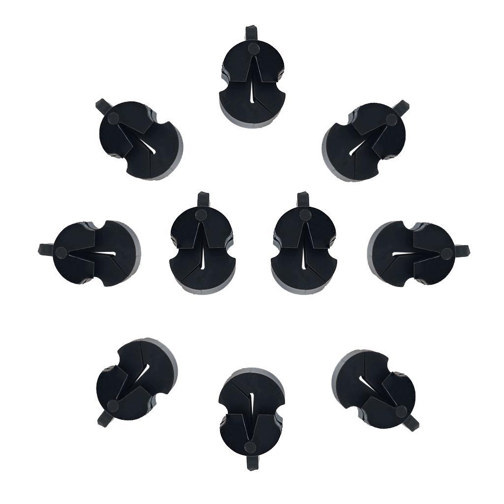 10pcs Rubber Violin Mute for 1/2 3/4 4/4 Fiddle Training Practicing