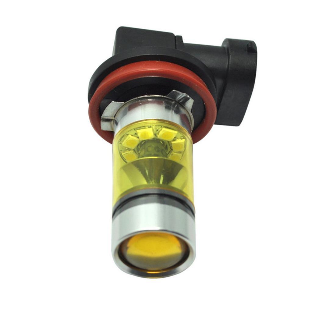2-6pack 2 Pieces H11 H8 H9 2323 20LED 100W Car Fog Driving DRL Light 4300K