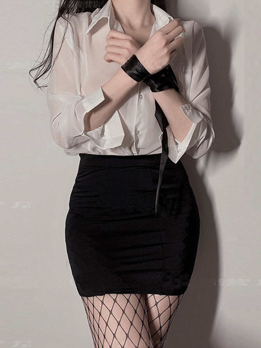 Đồ ngủ hóa trang cô thư kí quyến rũ sexy