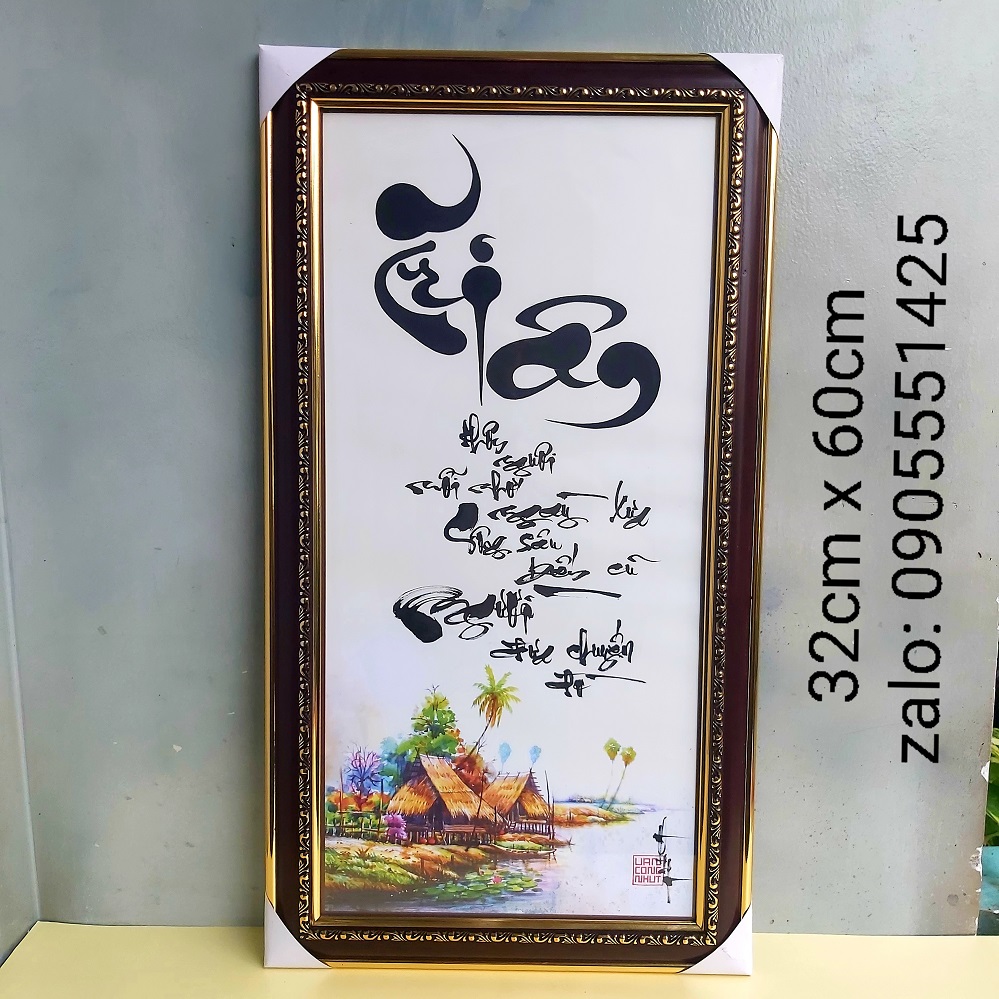Quà tặng thư pháp TRI ÂN Thầy cô 20/11 . Quà tết. 8/3, 20/10,sinh nhật