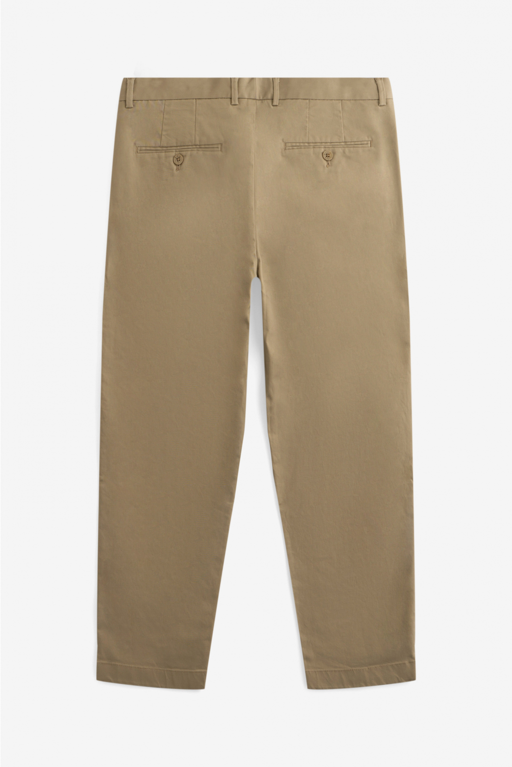 Quần Kaki Nam ROUTINE Cotton Gập Ly Trơn Form Slim Crop - 10S23PCA001 | LASTORE MENSWEAR