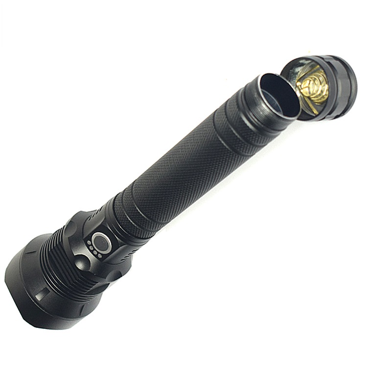 Đèn pin hợp kim nhôm cầm tay sạc điện, tích hợp đèn báo SOS, chống nước tốt M70 ( Tặng kèm đèn pin mini thân thiện môi trường )