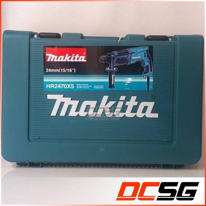 Máy khoan bê tông 24/13/32mm chuôi gài SDS-PLUS dùng điện 780W Makita HR2470X5