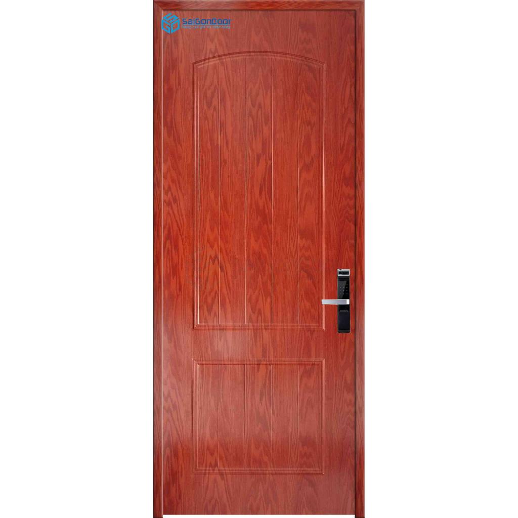 Cửa Nhựa Composite Sungyu LX05-04 Vân Gỗ PVC Cao Cấp  -SAIGONDOOR