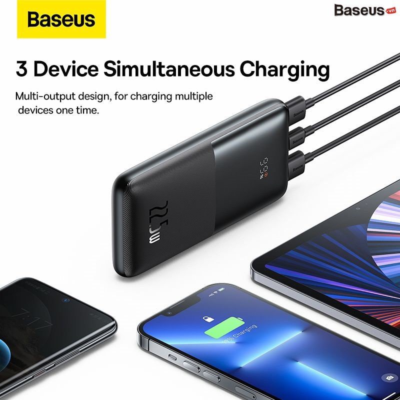 Pin Dự Phòng Sạc Nhanh Thế Hệ Mới Baseus Bipow Pro Digital Display Fast Charge Power Bank 10000mAh/ 20,000mAh - 22.5W/ 20W (Hàng Chính Hãng )