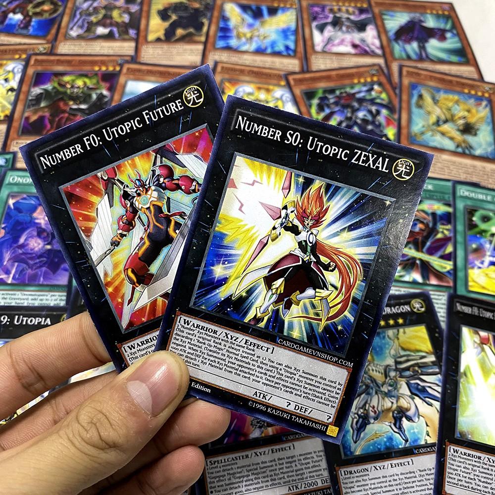 Bài Yugioh ️️ Thẻ bài Yugioh Xyz Yuma Tsukumo deck 54 lá