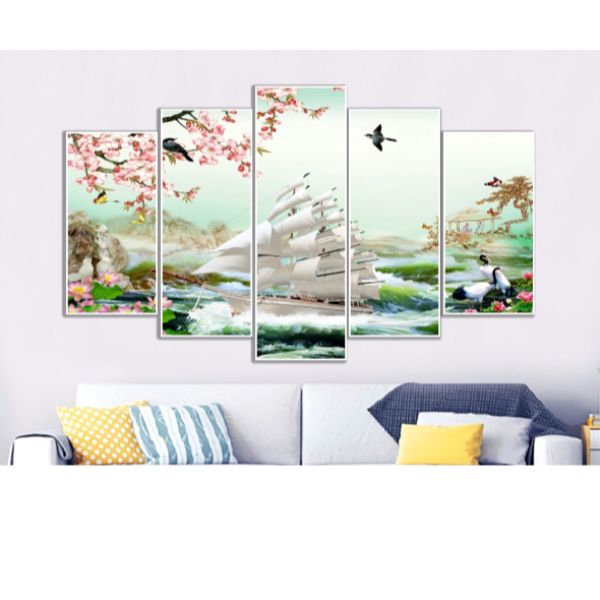 Tranh Treo Phong Thủy |Thuận Buồm Xuôi Gió |T3M-20772