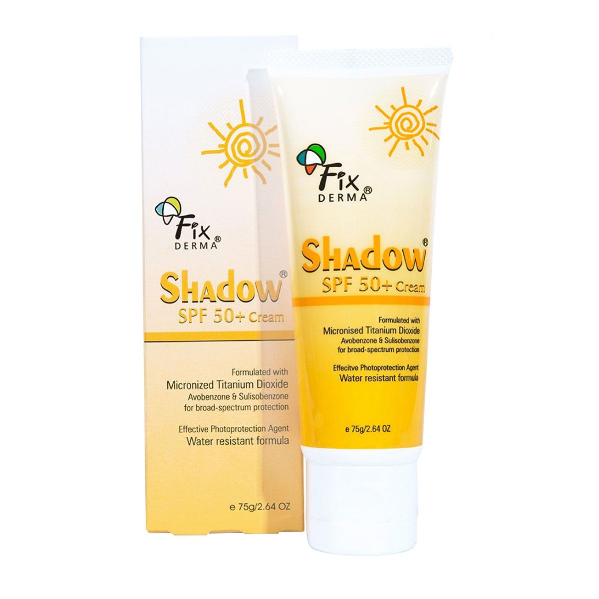 Kem Chống Nắng, Dưỡng Ẩm Da Fixderma Shadow SPF 50+ Cream 75g