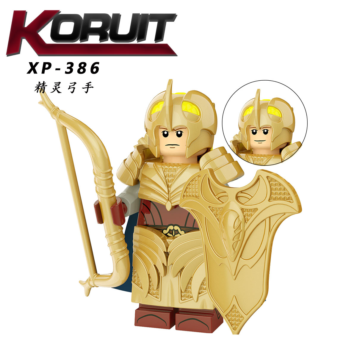 COMBO 8 Minifigures Mô Hình Chiến Binh Elf Tiên Tộc Mirkwood Elves Trong Seri Phim Chúa Tể Những Chiếc Nhẫn Lord Of The Rings KT1050