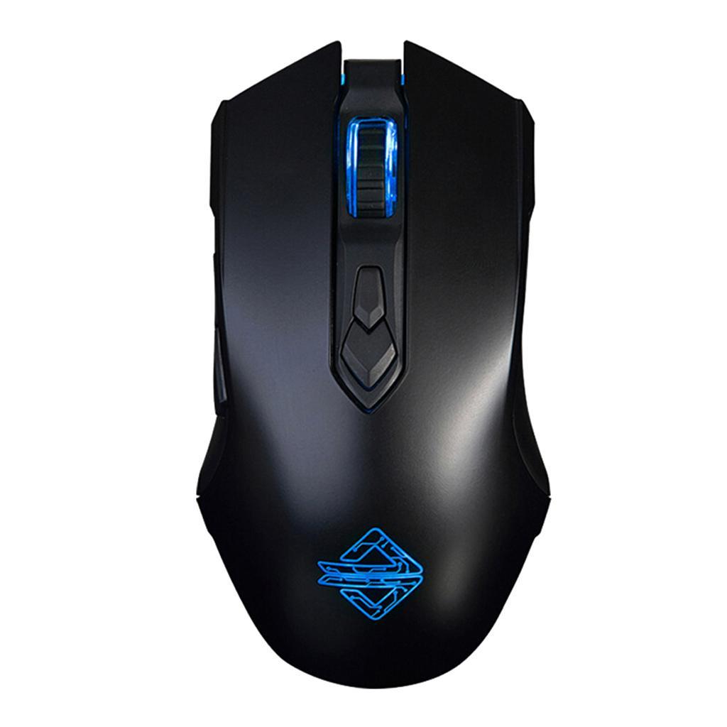 LED Lights Gaming Mouse Optical USB Wired  for PC Simple Black