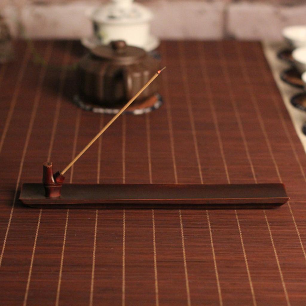 Natural Bamboo Stick Incense Plate Incense Holder Fragrant Ware Stick Incense