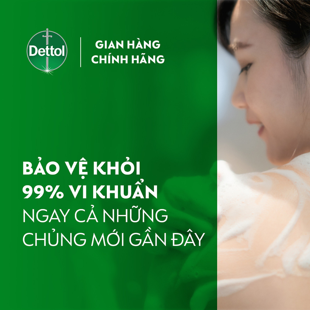 Combo bảo vệ kháng khuẩn toàn diện Dettol (Sữa tắm 250g + Nước rửa tay 250g + Dung dịch diệt khuẩn 50ml)