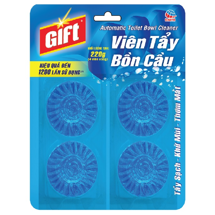 Viên Tẩy Bồn Cầu Gift 4 Viên 220G