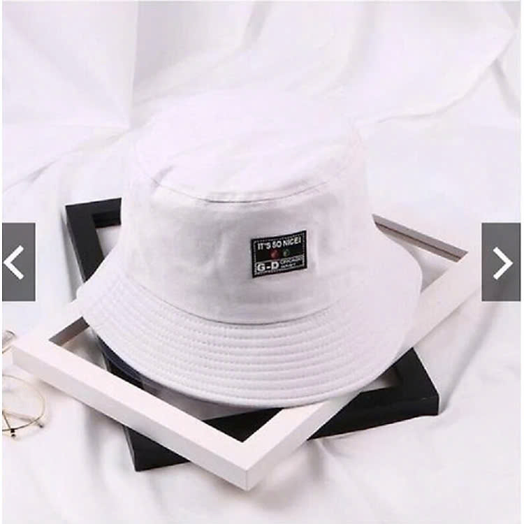 Nón bucket trơn đơn giản dễ phối đồ, chất liệu vải mềm mại, vành rộng chống nắng tốt
