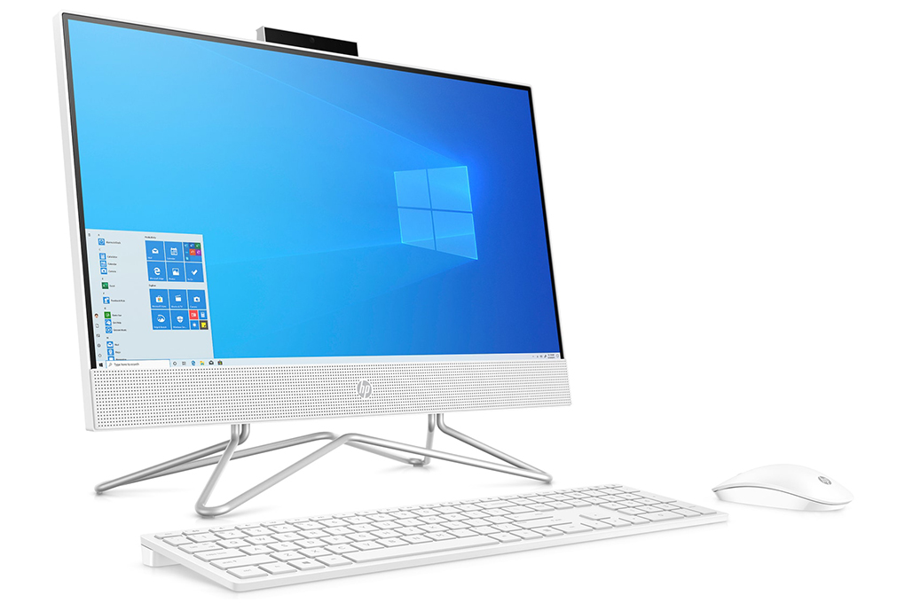 HP AIO 22 df1019d i5 1135G7/4GB/512GB/21.5&quot;F/Touch/WLKB/WLMouse/Win10/(4B6D7PA)/Trắng - Hàng chính hãng