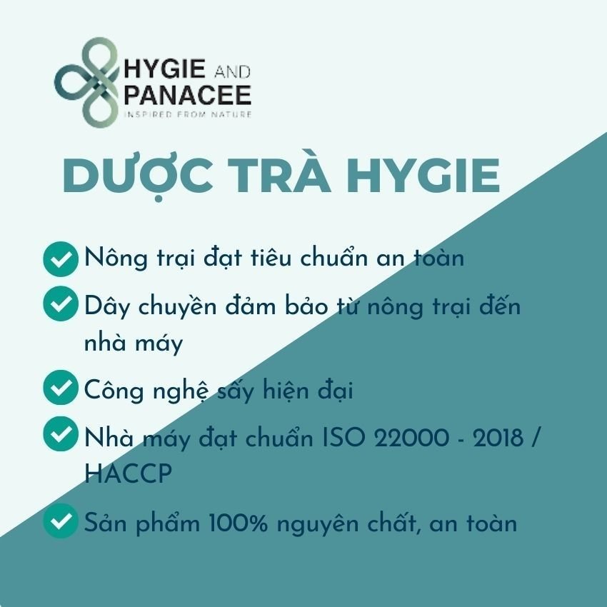 Trà Thảo Dược Rau Om Tía Hygie Giúp Thanh Nhiệt Giải Độc, Kháng Khuẩn, Lợi Tiểu, Hỗ Trợ Điều Trị Sỏi Thận Hộp 250g