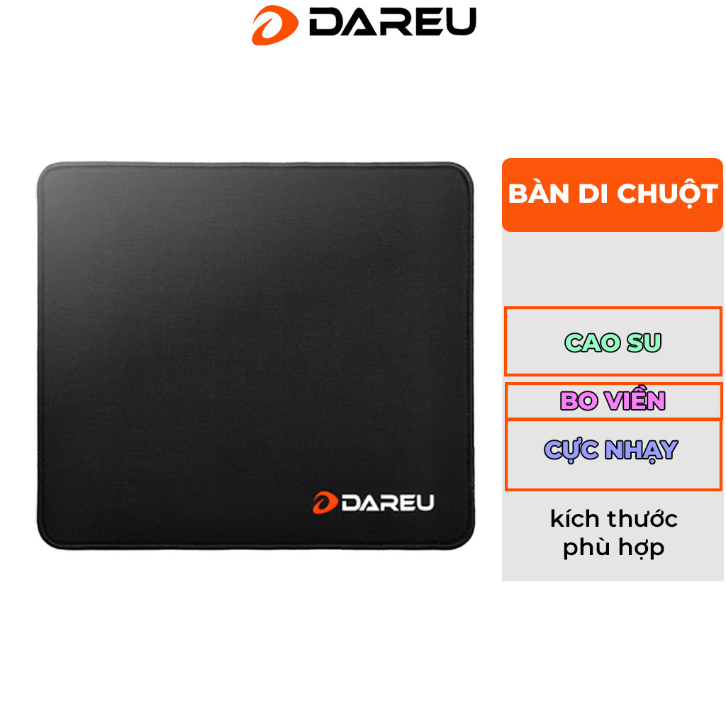 Bàn di chuột Dareu ESP100 có logo (350x300x5mm) Hàng Chính Hãng