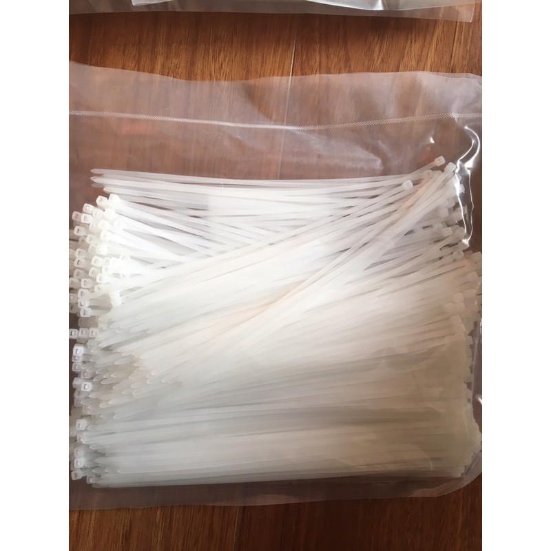 Túi 500 sợi dây rút nhựa, dây thít sợi nhỏ, dai dài 20cm