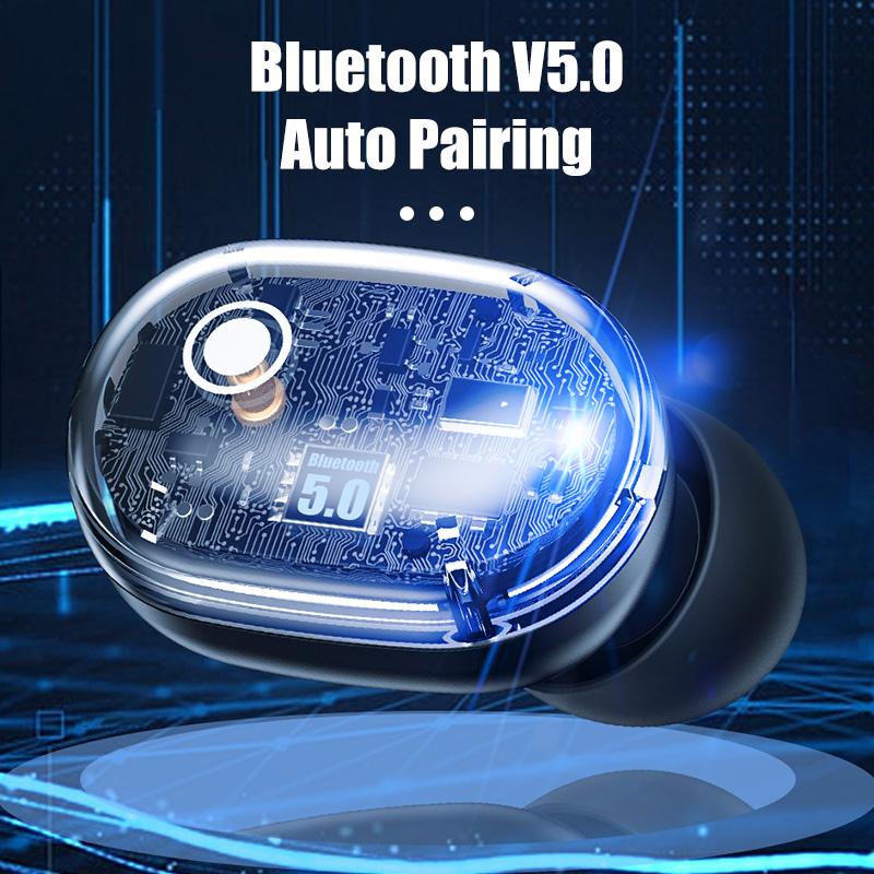 Không Dây TWS Tai Nghe Tai Nghe Bluetooth 5.0 Thể Thao Tai Nghe Chống Thấm Nước Loại Bỏ Tiếng Ồn Tai Nghe Nhét Tai Xiaomi Redmi Lenovo Pk A6S