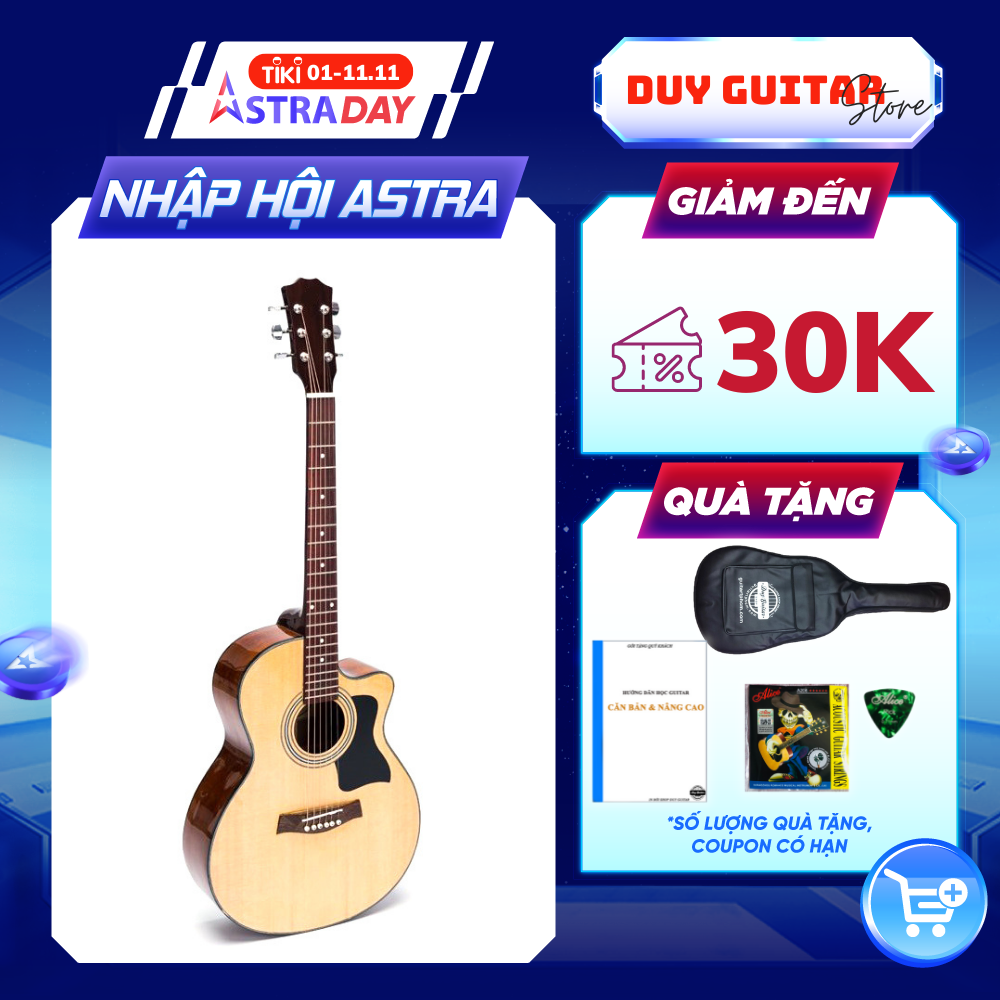 Đàn guitar classic model DJ120 có EQ 7545R cho ra âm thanh tốt dành cho tập và chơi lâu dài