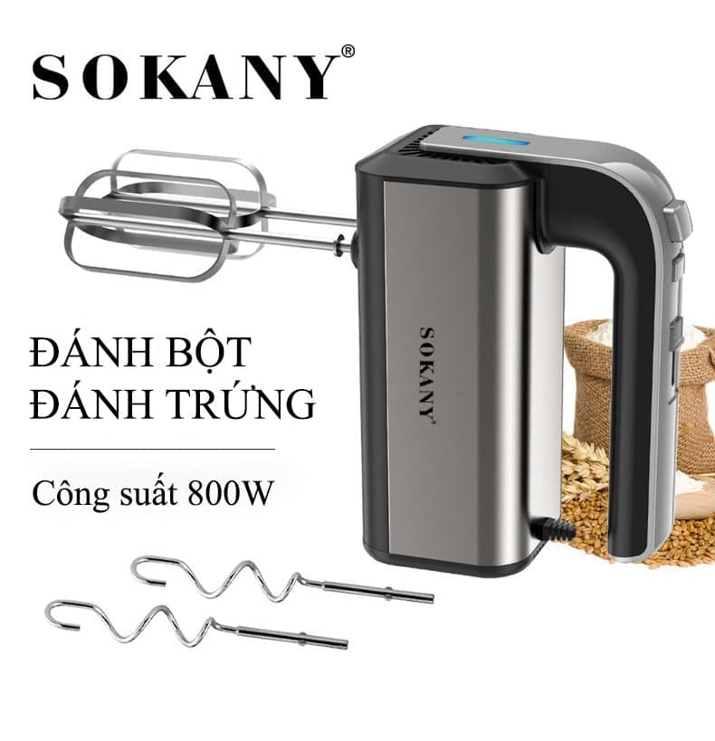 Máy Đánh Trứng SOKANY SK-6651 (800W) - Hàng Chính Hãng