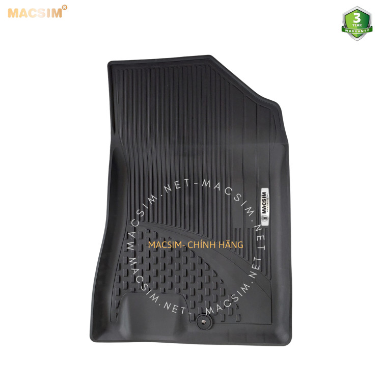 Thảm lót sàn ô tô nhựa TPE Silicon Kia  K5 2021+ Black Nhãn hiệu Macsim