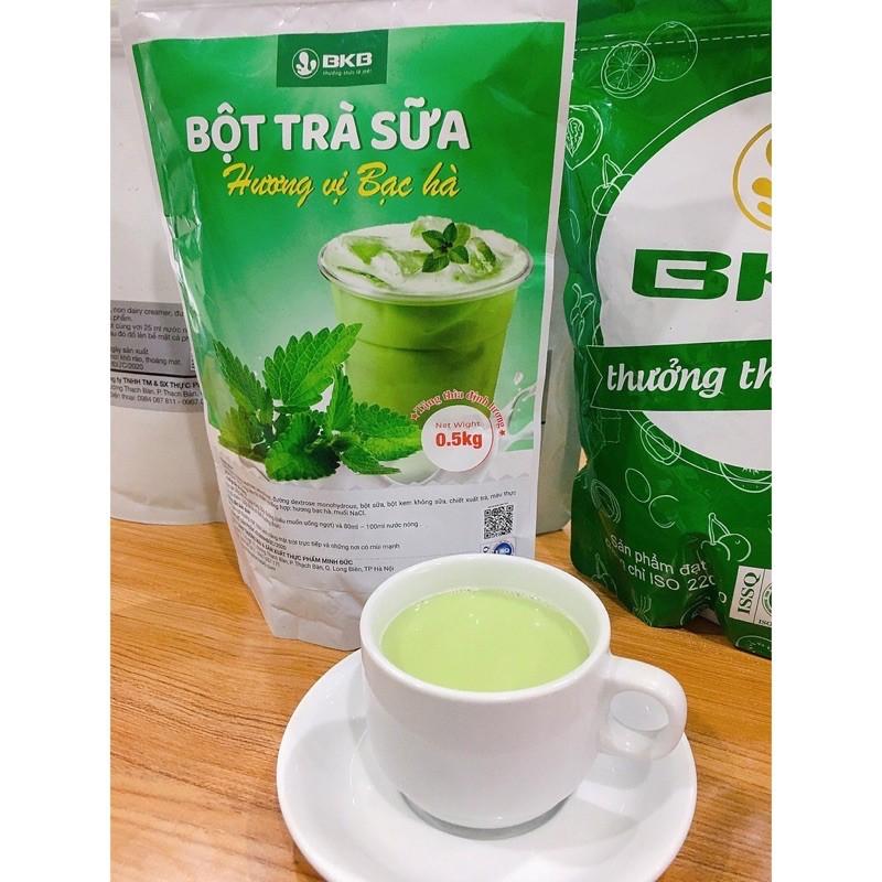 Bột trà sữa pha sẵn BKB gồm 8 vị 500gr