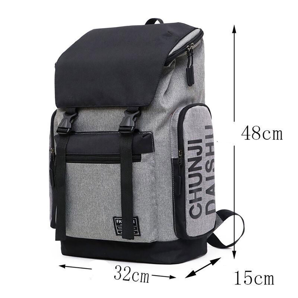 Balo - cặp sách Ulzzang B0208 BIG SIZE vải oxford thô đi học, đi làm, du lịch, đựng được laptop 15.6 inch Unisex nam nữ