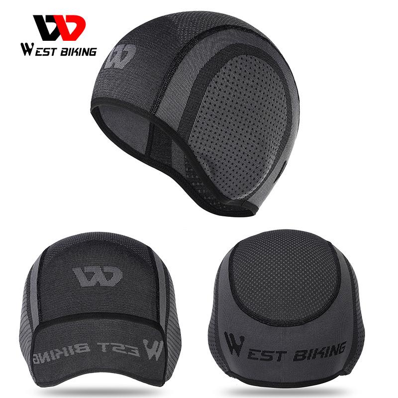 WEST BIKING Mũ dệt kim Mũ đi xe đạp Bảo vệ tai chống gió MTB Xe đạp chạy Xe máy Mũ bảo hiểm xe đạp Lót thể thao Mũ sọ Màu sắc: Mũ sọ
