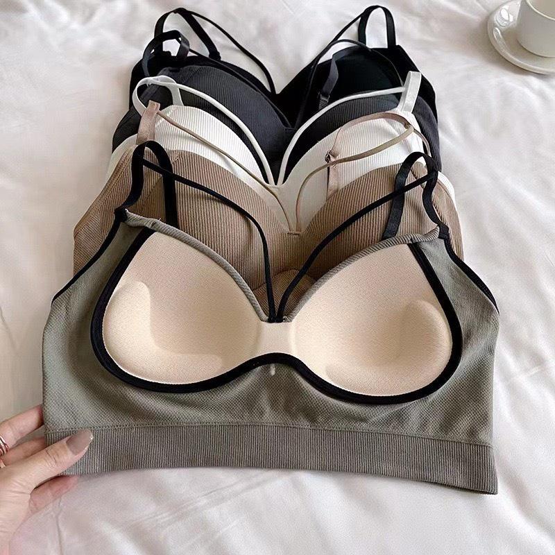 Áo Bra Nữ Áo Lót Nữ cao cấp Vải cotton mút liền nâng ngực cực tốt cổ chữ v sexy PASANA2030