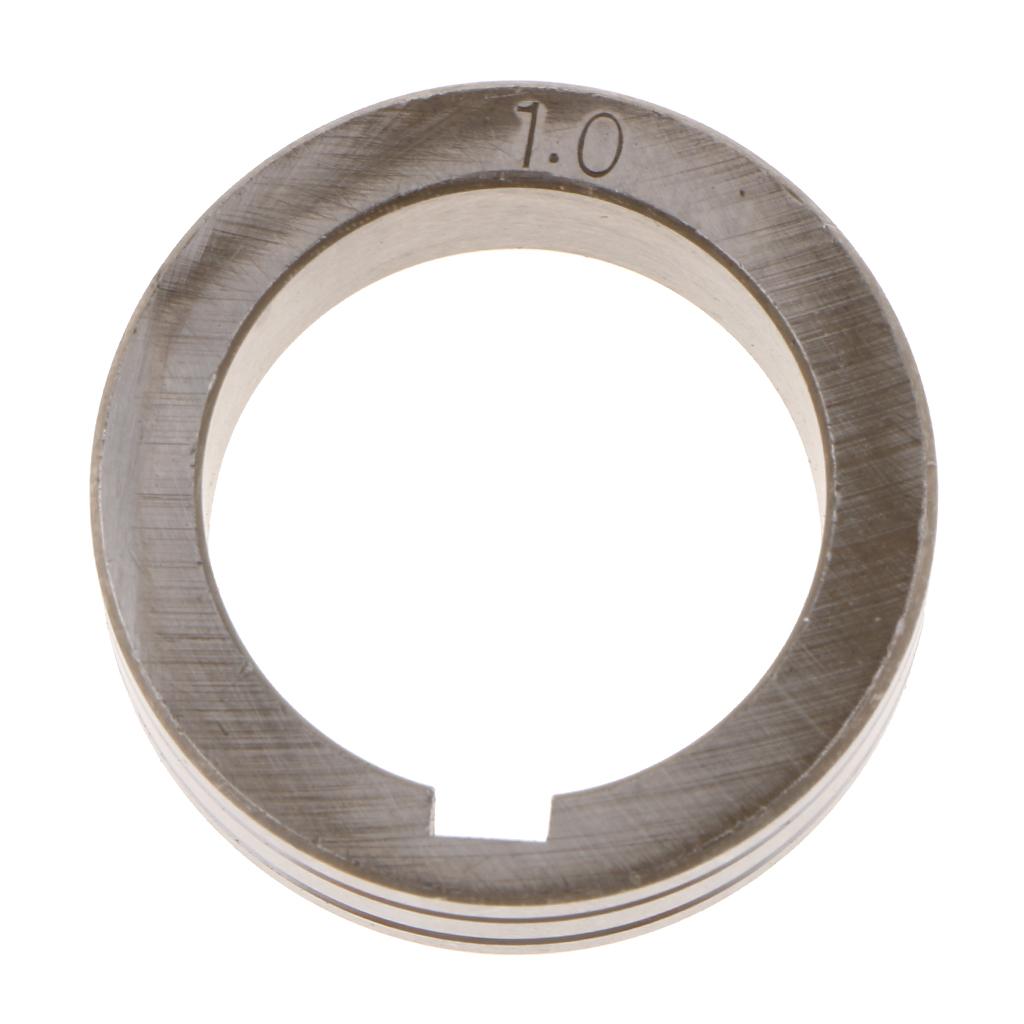 Steel Welder Wire Feed Drive Roller Roll Parts Smooth-Groove 1.0-1.2 Silver