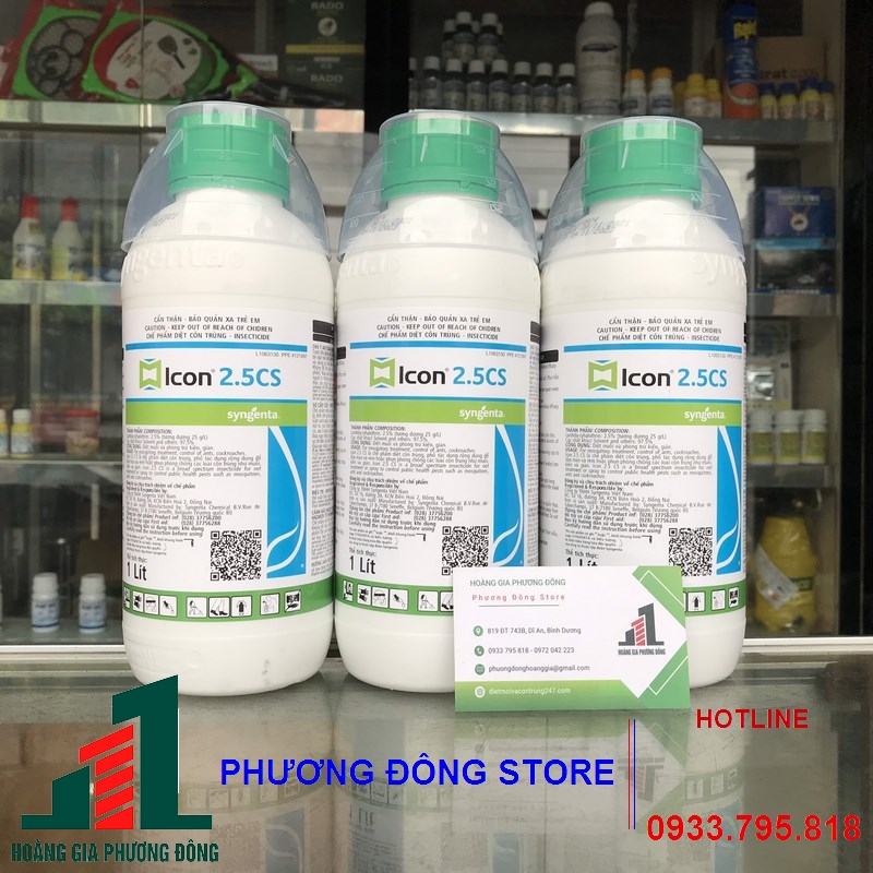 Thuốc diệt muỗi và côn trùng Icon 2.5CS