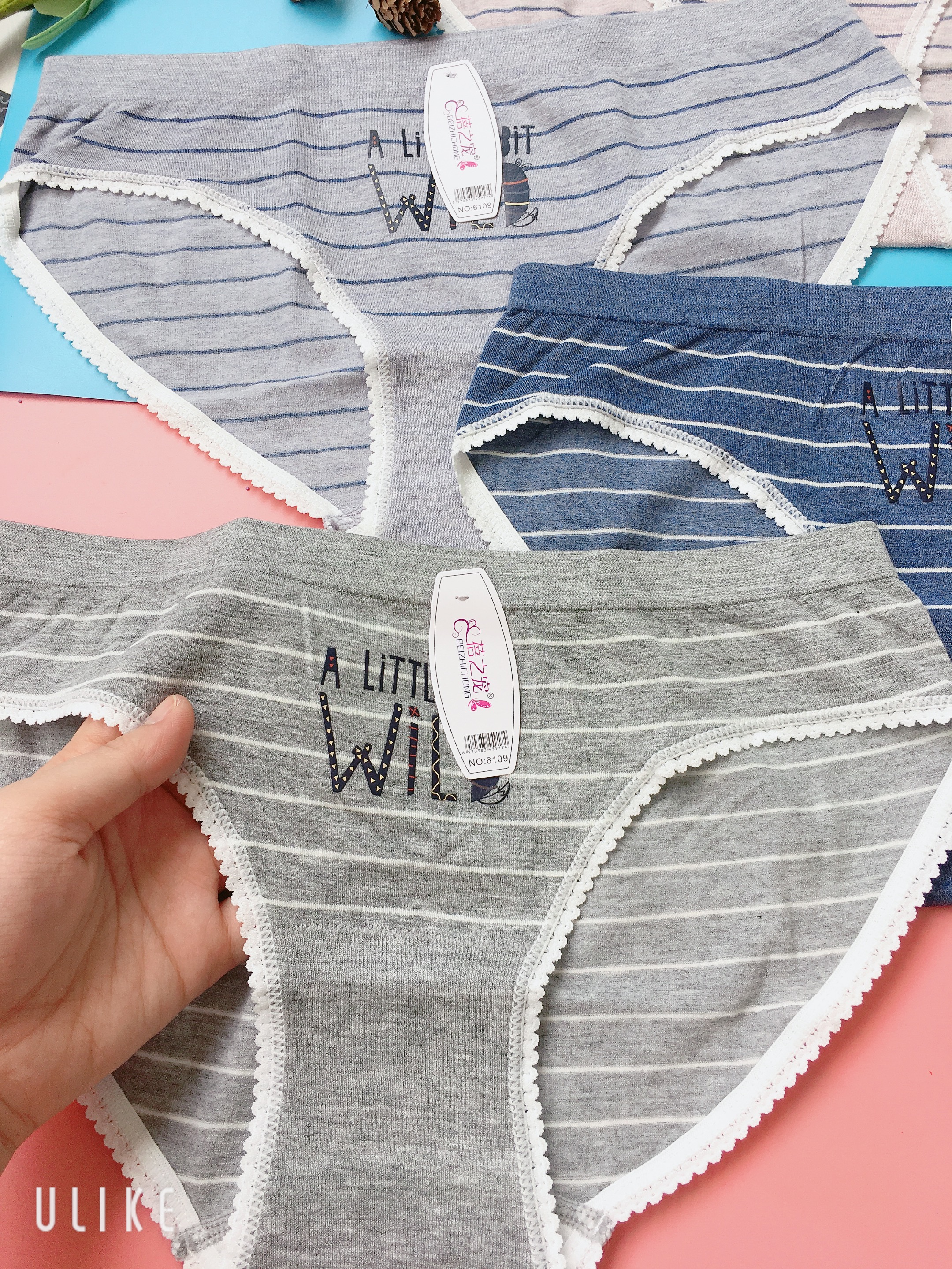 Combo 3 quần lót cotton siêu đẹp có túi zip mỗi quần fom từ 48-60kg mặc vừa