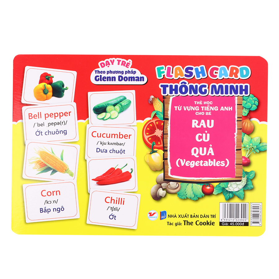 Flash Card Thông Minh  - Rau Củ Quả