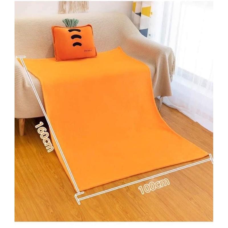 Chăn gối văn phòng, Gối kèm mền, Gối kèm mền trái cây 3 trong 1
