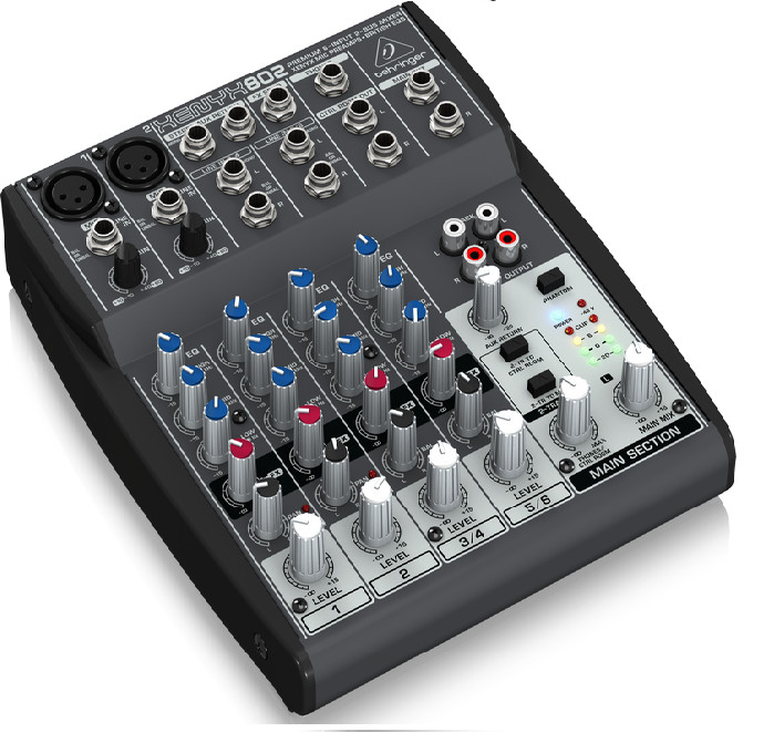 Mixer Behringer Xenyx 802 Nhập khẩu chính hãng