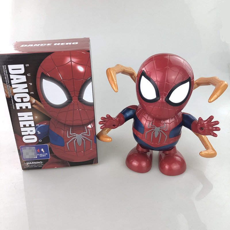 Robot nhảy múa Siêu Anh Hùng MARVEL, Spider-man, Batman, Dance Hero, Robot nhảy theo nhạc, đồ chơi siêu anh hùng cho bé.