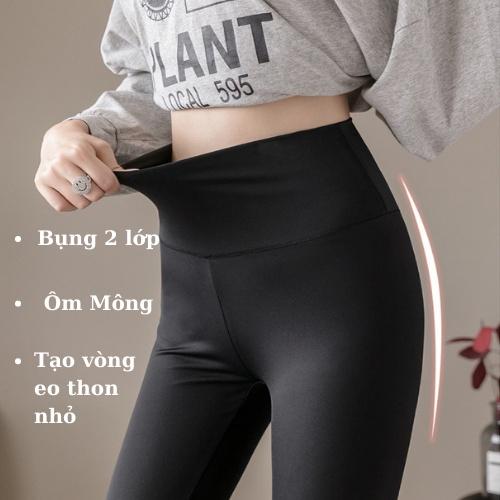 Quần Legging Cạp Siêu Cao Siêu Co Giãn Chất Đẹp Hàng Loại 1 Nâng Mông Tôn Dáng Dấu Bụng