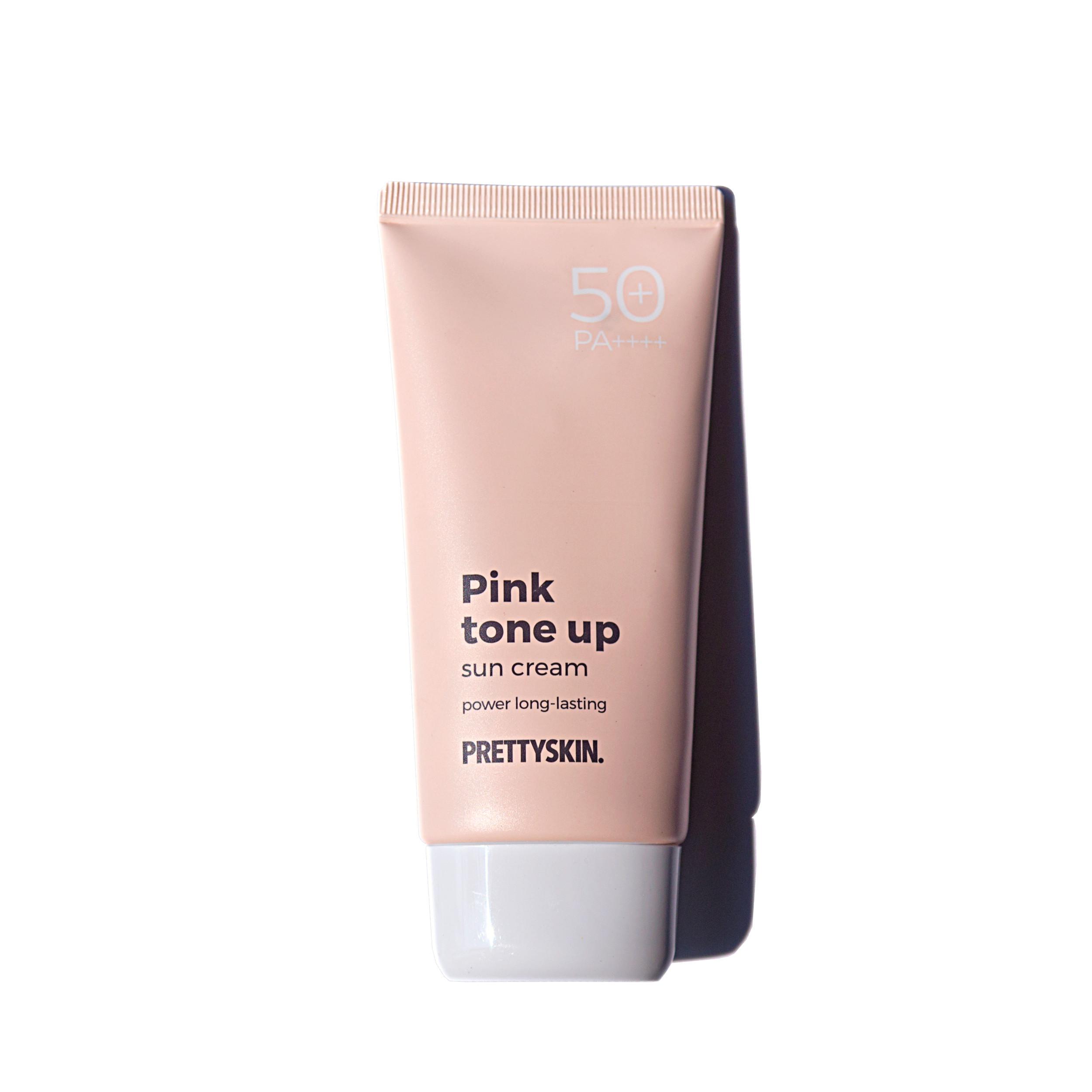 Kem chống nắng Pink tone up Sun Cream Prettyskin 70ml (hồng)